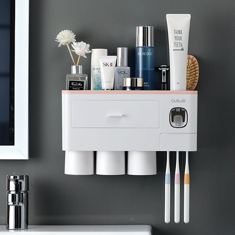 Magnetic Automatic Toothpaste Dispenser - XXLDiscountsMagnetic Automatic Toothpaste Dispenser