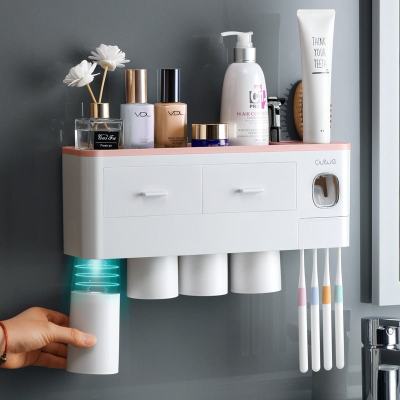 Magnetic Automatic Toothpaste Dispenser - XXLDiscountsMagnetic Automatic Toothpaste Dispenser