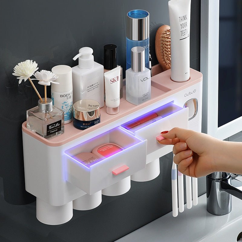Magnetic Automatic Toothpaste Dispenser - XXLDiscountsMagnetic Automatic Toothpaste Dispenser
