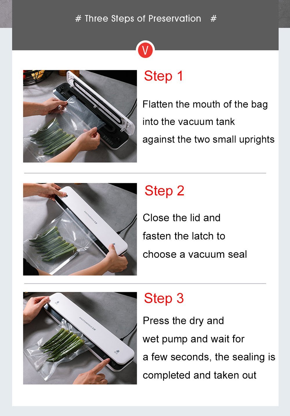 Electric Vacuum Sealer Packaging Machine - XXLDiscountsElectric Vacuum Sealer Packaging Machine