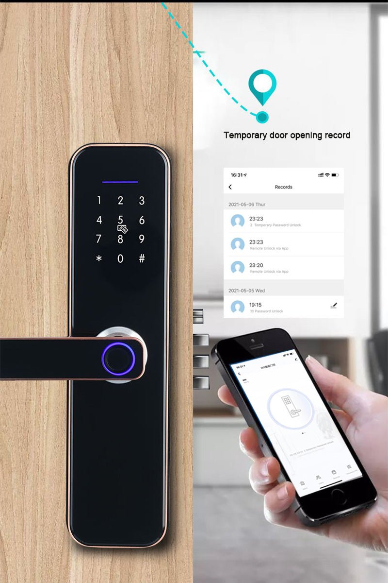 Electronic Smart Door Lock With Biometric - XXLDiscountsElectronic Smart Door Lock With Biometric