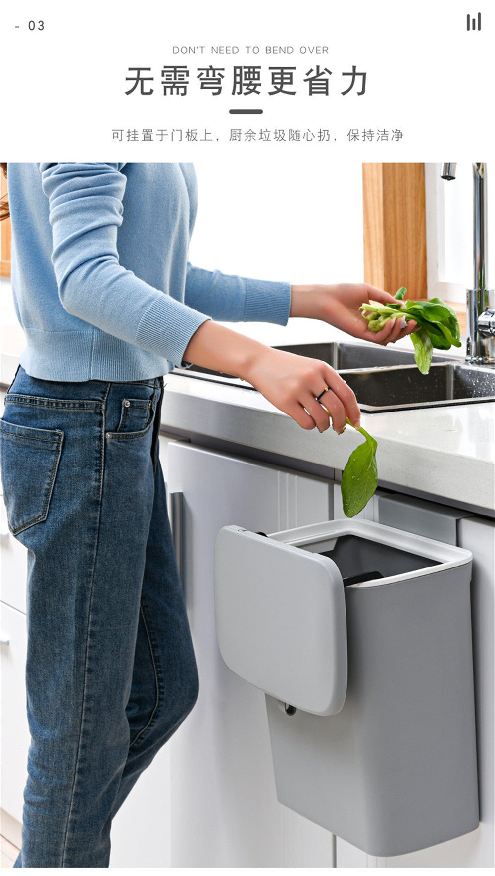 Kitchen Waste Garbage Trash Can - XXLDiscountsKitchen Waste Garbage Trash Can