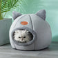 Little Winter Cat Bed Basket Cave - XXLDiscountsLittle Winter Cat Bed Basket Cave