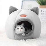 Little Winter Cat Bed Basket Cave - XXLDiscountsLittle Winter Cat Bed Basket Cave