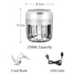 Mini Electric Vegetable Chopper - XXLDiscountsMini Electric Vegetable Chopper