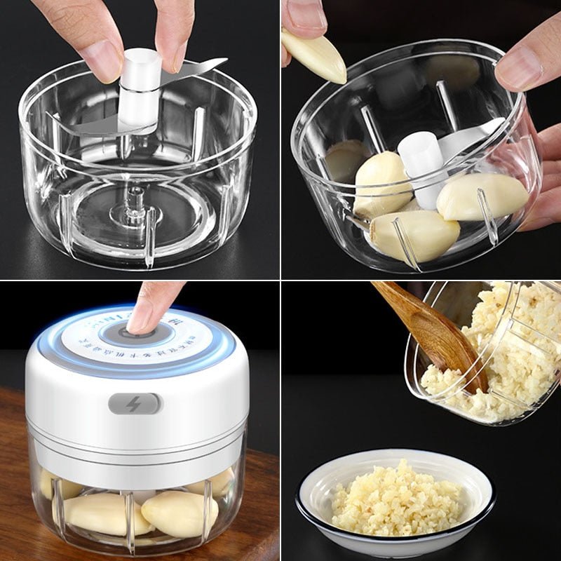 Mini Electric Vegetable Chopper - XXLDiscountsMini Electric Vegetable Chopper