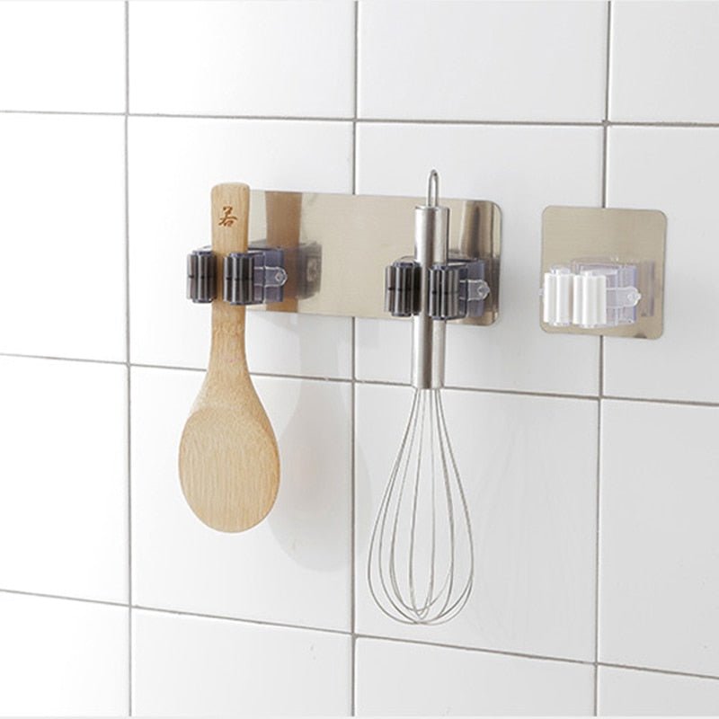 Multi - Purpose Hooks Wall Mounted Mop - XXLDiscountsMulti - Purpose Hooks Wall Mounted Mop