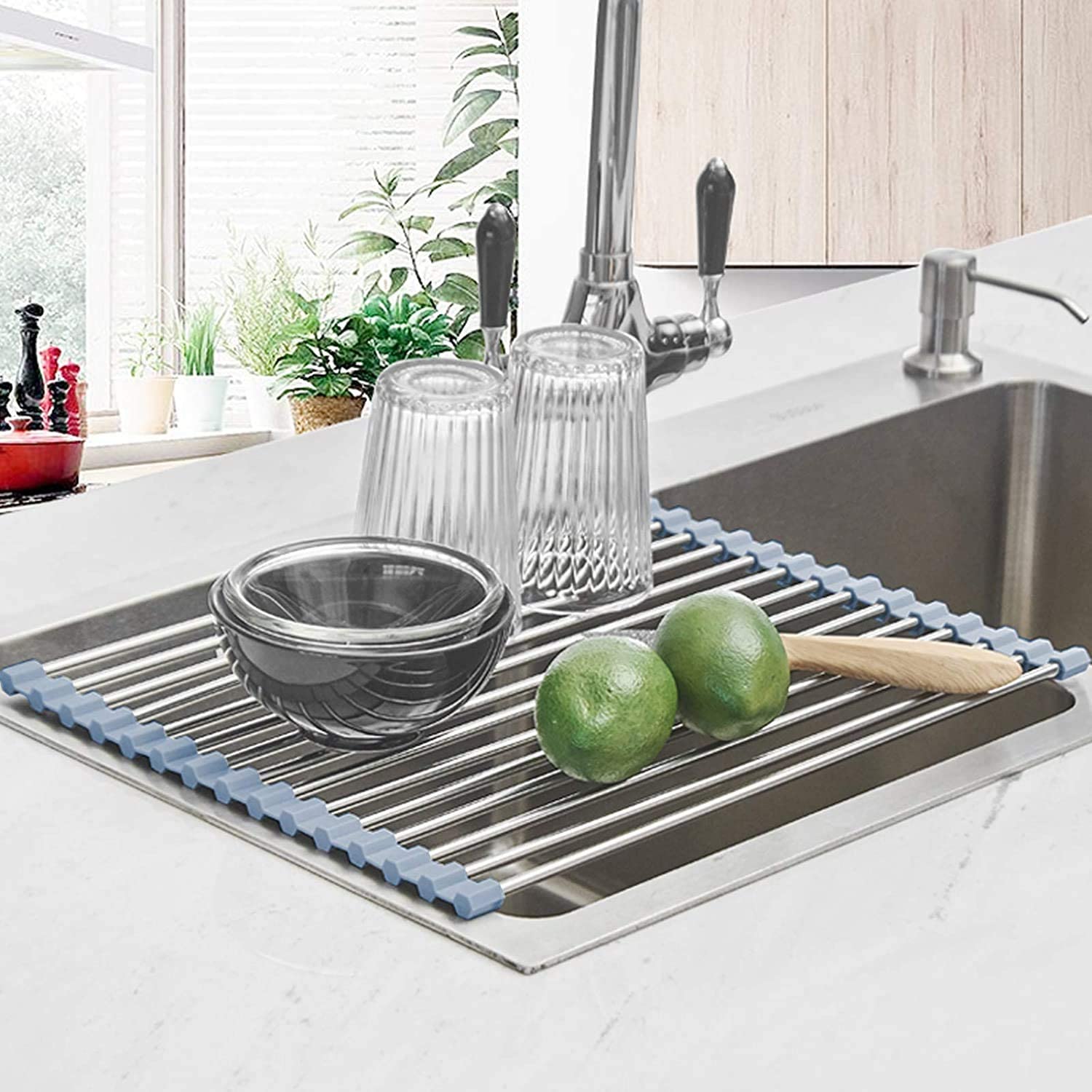 Multipurpose Over - Sink Roll - Up Dish Drying Rack - XXLDiscountsMultipurpose Over - Sink Roll - Up Dish Drying Rack