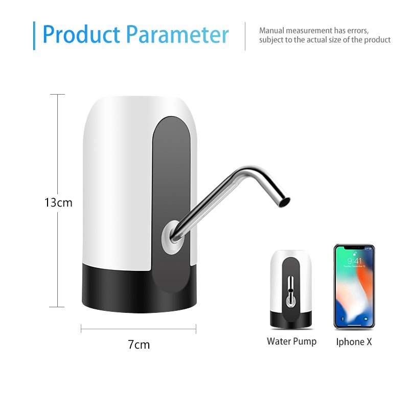 Portable Automatic Water Bottle Pump - XXLDiscountsPortable Automatic Water Bottle Pump