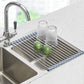 Multipurpose Over-Sink Roll-Up Dish Drying Rack