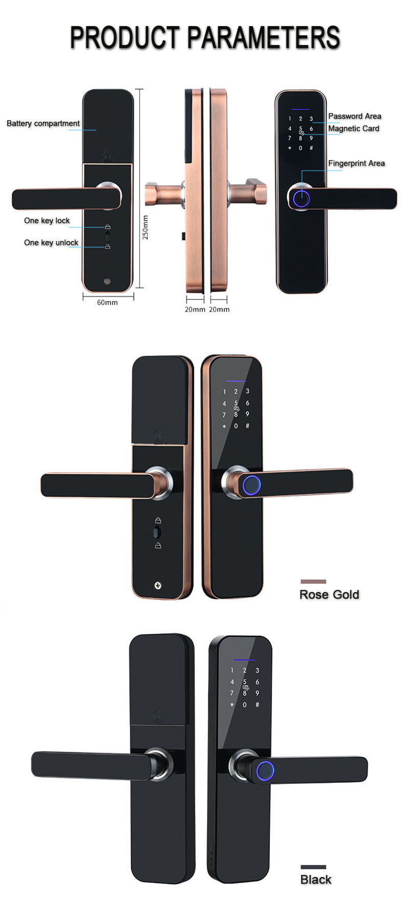 Electronic Smart Door Lock With Biometric