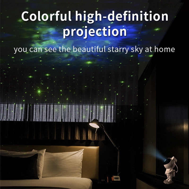 Astronaut Star Projector Night Lamp