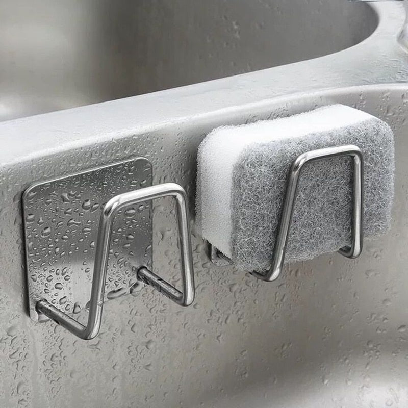 Sponge holder online for kitchen sink