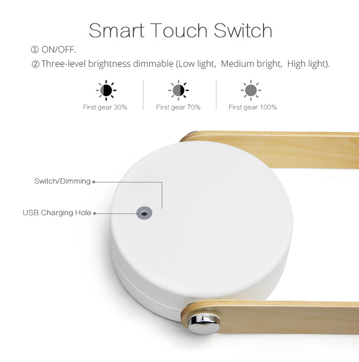 Foldable Camping lamp Touch Dimmable