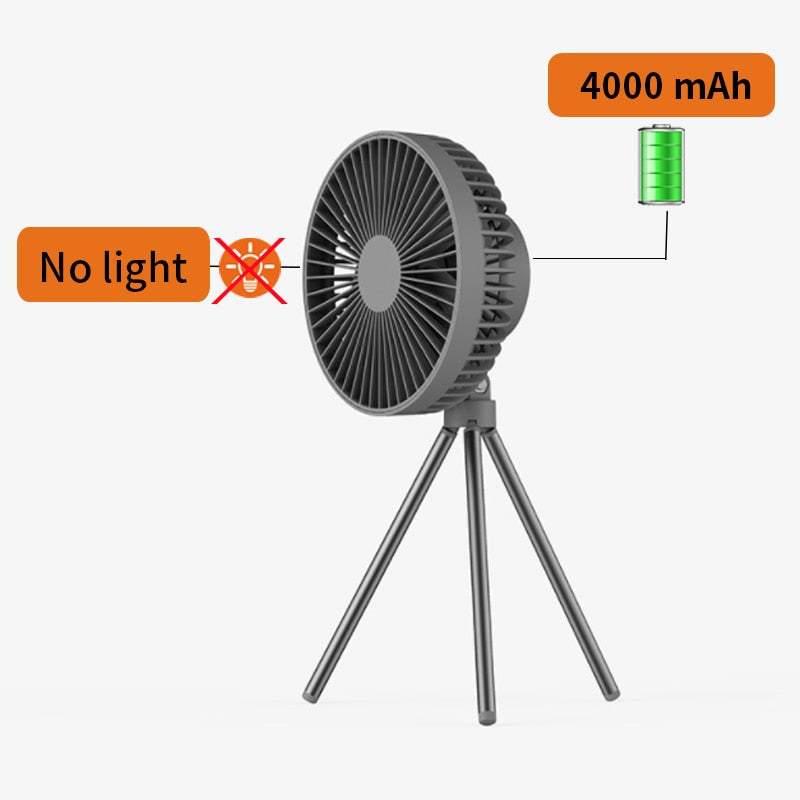 Portable USB Tripod Stand Desktop Fan