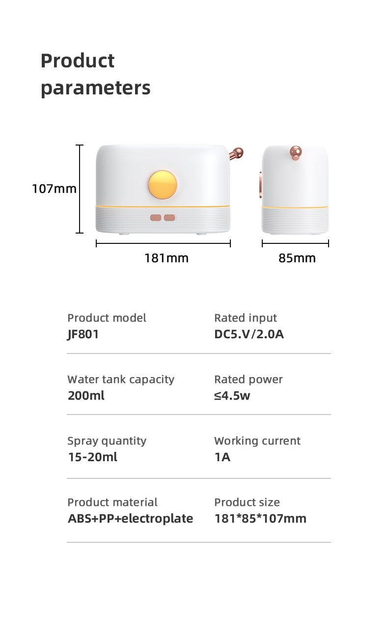 Colors Flame Mist Maker Air Humidifier