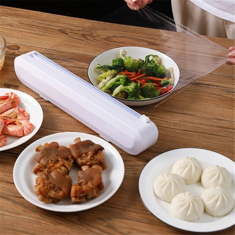 Professional Food Wrap Cutter Dispenser